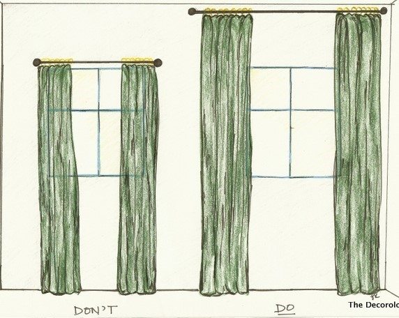 do and don't window treatments